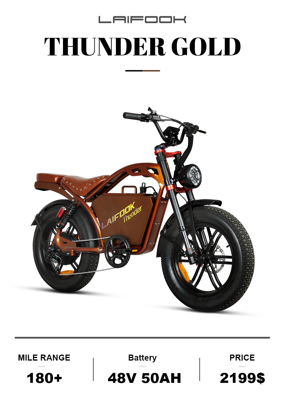 LAIFOOK Thunder Gold Ebike