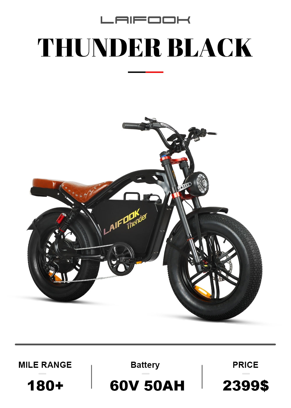 LAIFOOK Thunder Black Ebike