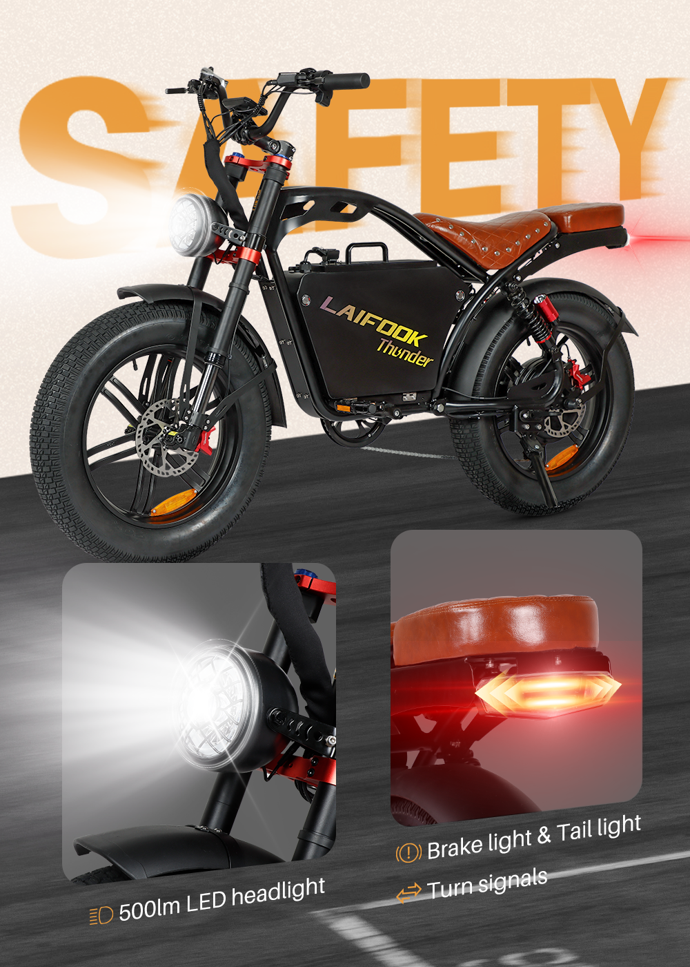 LAIFOOK Thunder Black Ebike