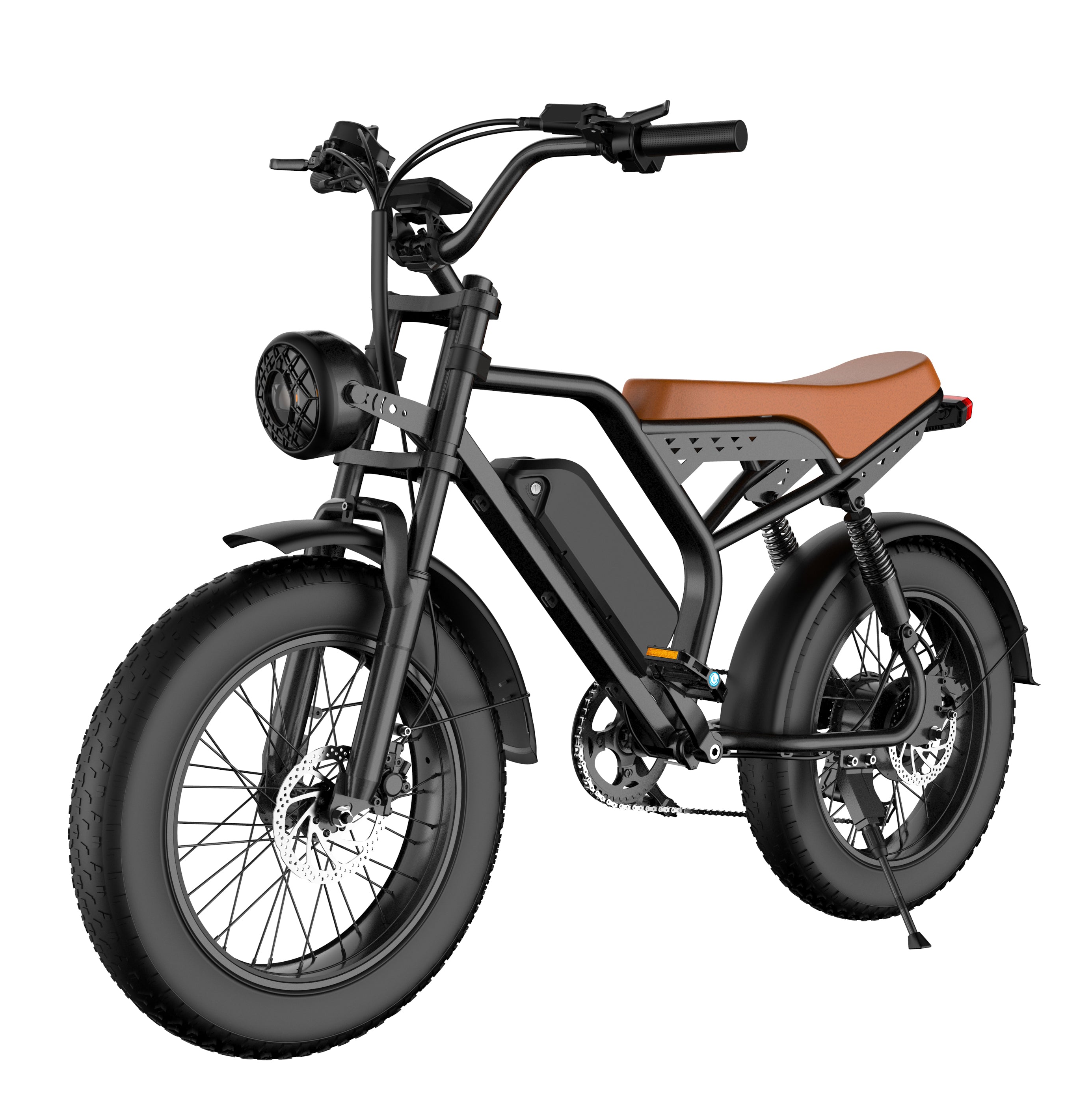 Laifook Bicicleta Elétrica U11 com Pneus Largos e Alta Autonomia