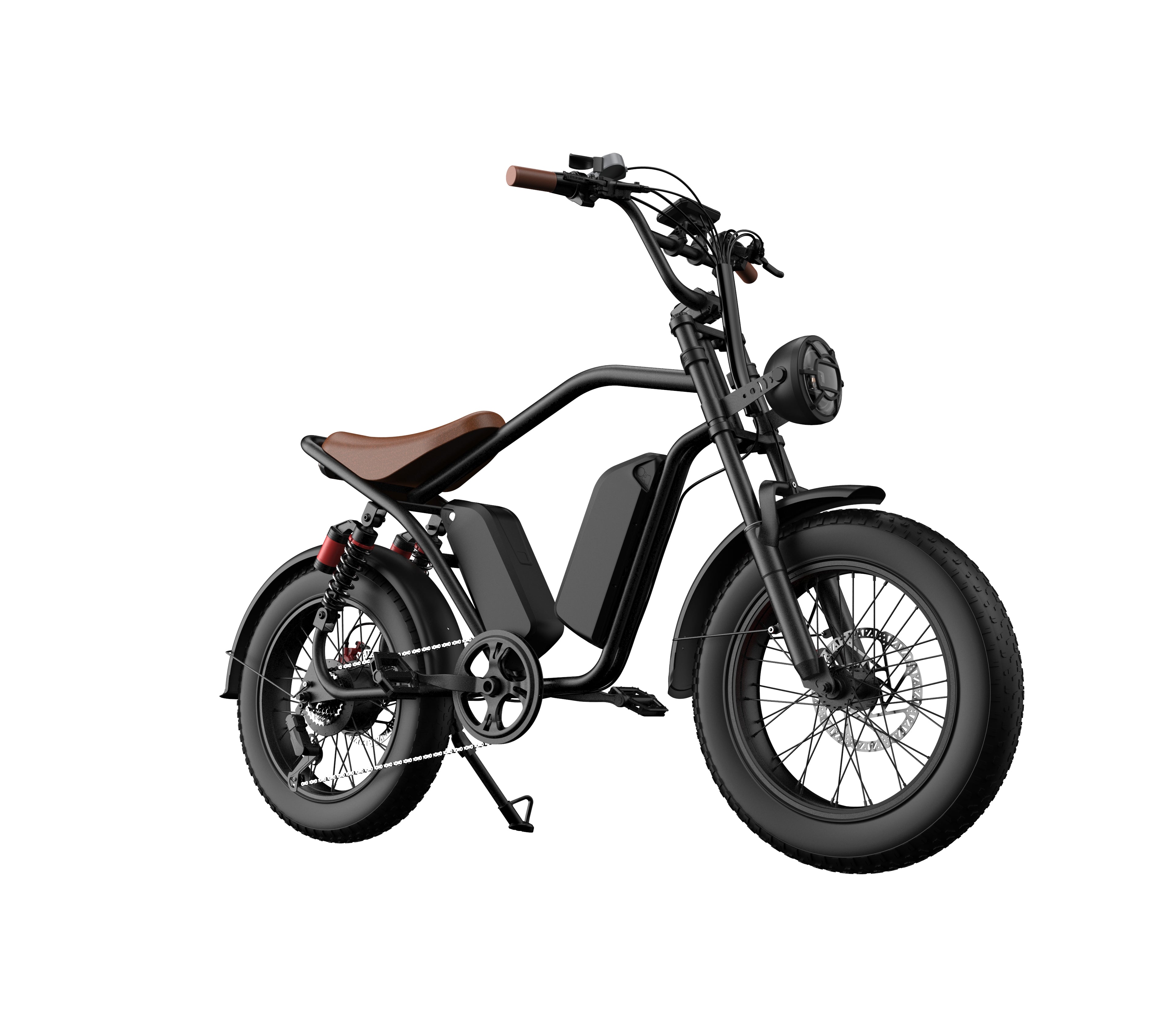 Bicicleta elétrica retrô Laifook U13, dupla bateria, longa autonomia