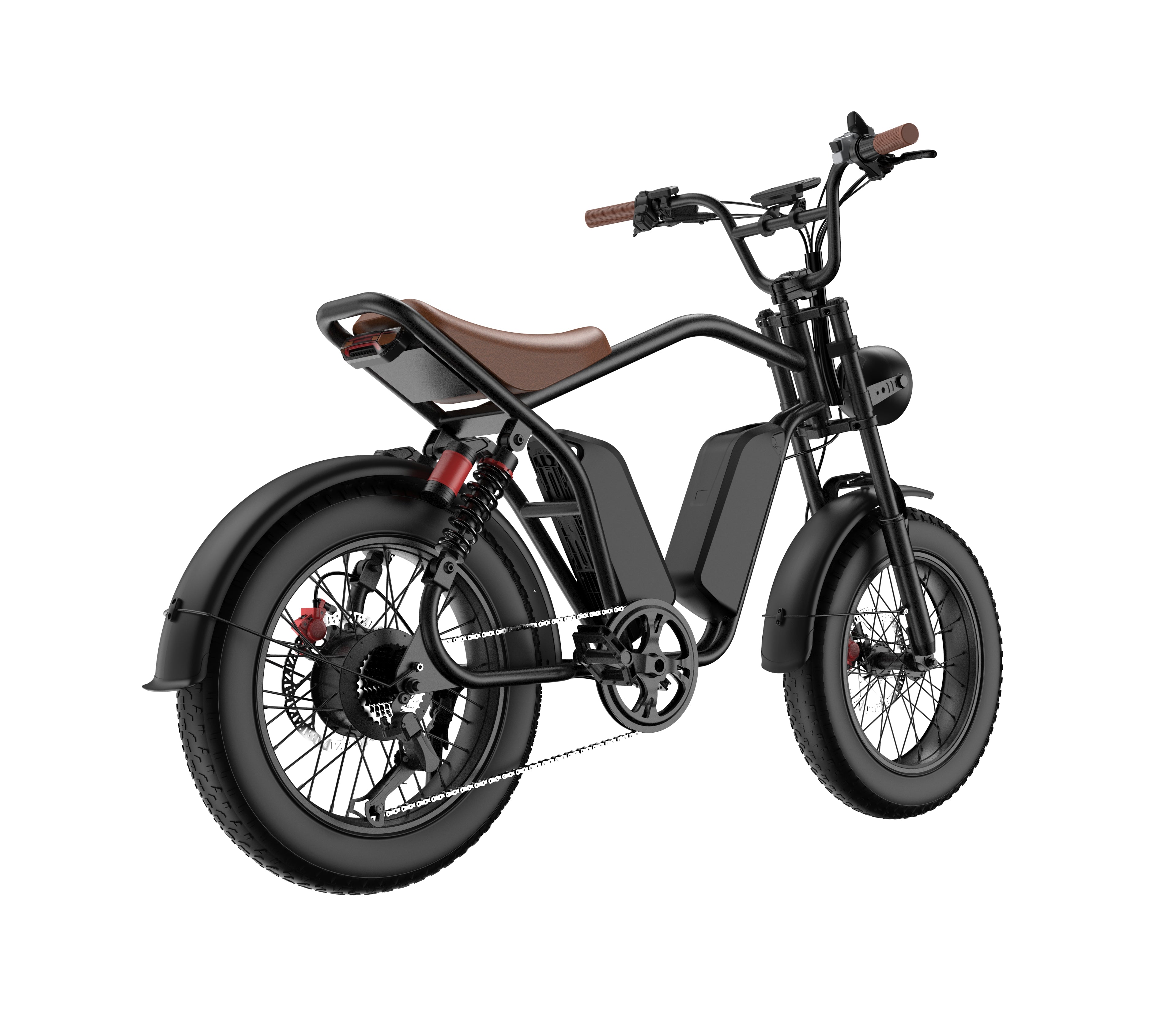 Bicicleta elétrica retrô Laifook U13, dupla bateria, longa autonomia